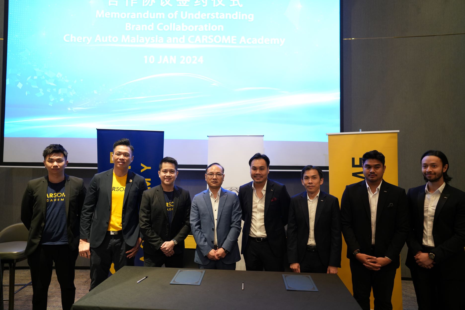 CHERY MALAYSIA ENTERS STRATEGIC PARTNERSHIPS WITH CARSOME AND CARSOME ACADEMY