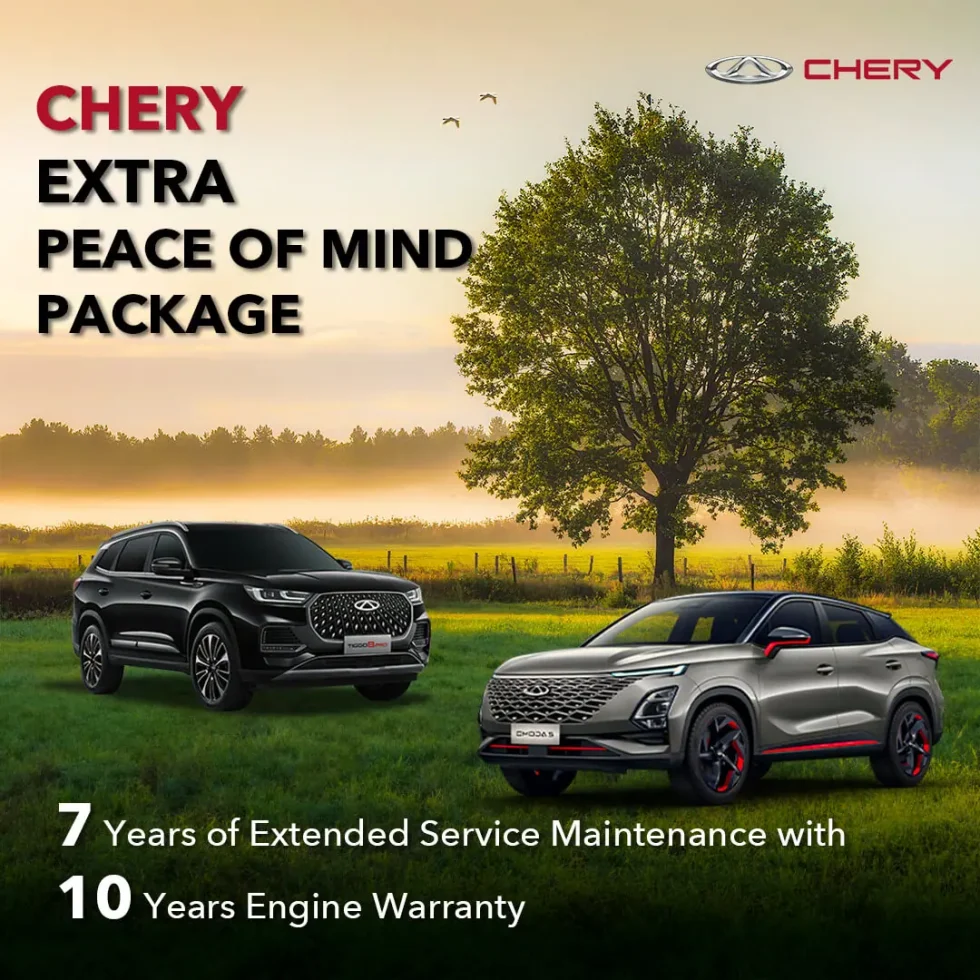 CHERY INTRODUCES EXTRA PEACE OF MIND PACKAGE